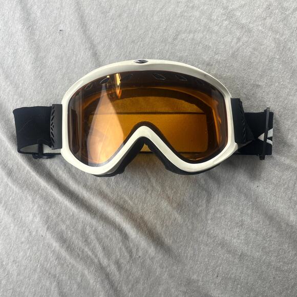 Smith Optics Preowned Snow Ski Goggles White Orange EUC - Picture 2 of 3